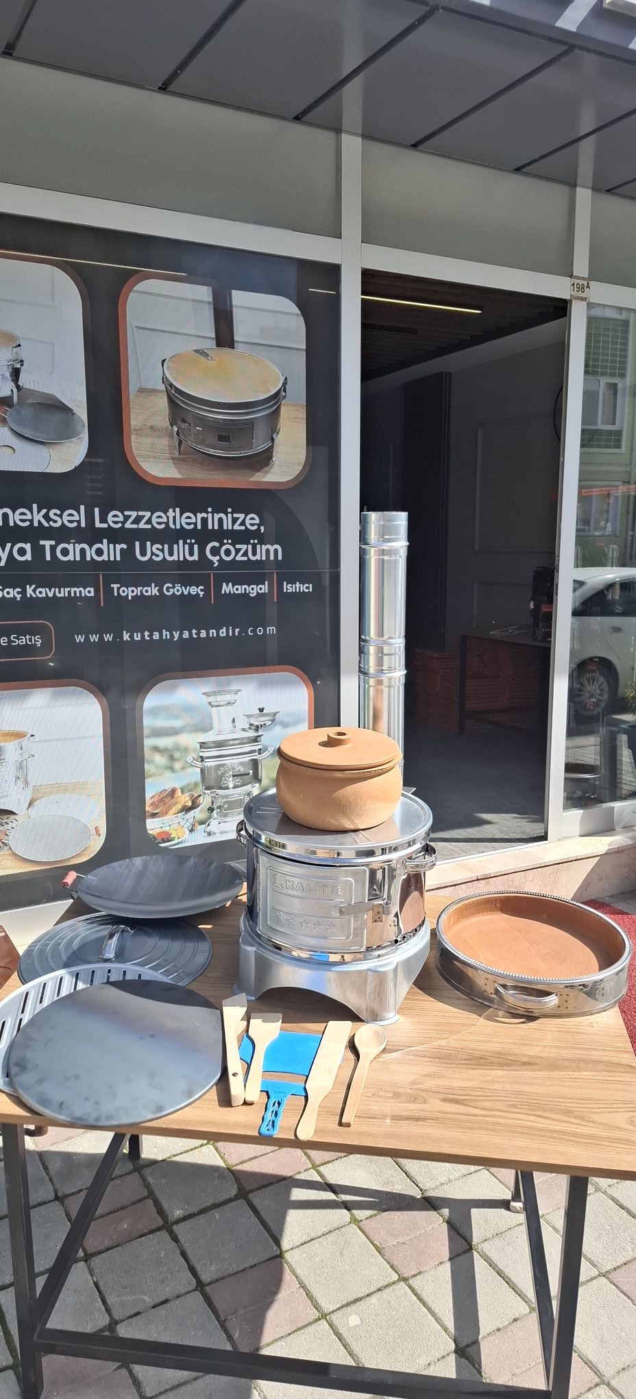 38 Cm Çapında 1. Kalite Üretim 15 Parçalı Çift Topraklı +çömlek hediyeli Yeni Güveç Toprak Mangal