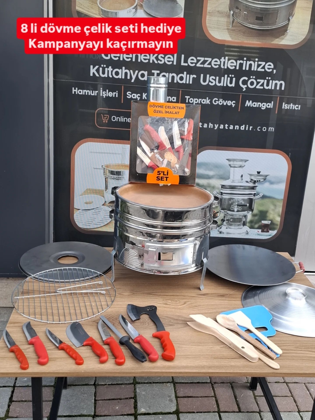 8 li bıçak seti hediyeli mükemmel set